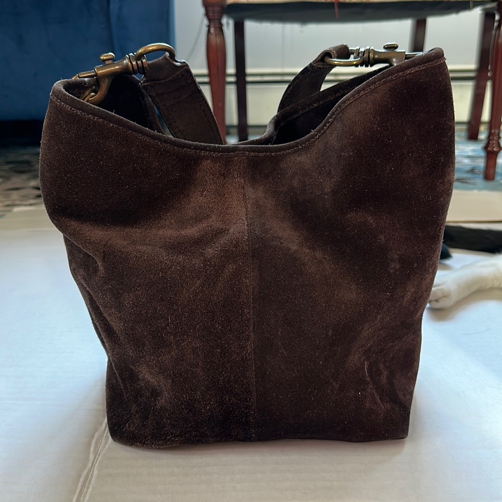 Vintage miu miu suede bag